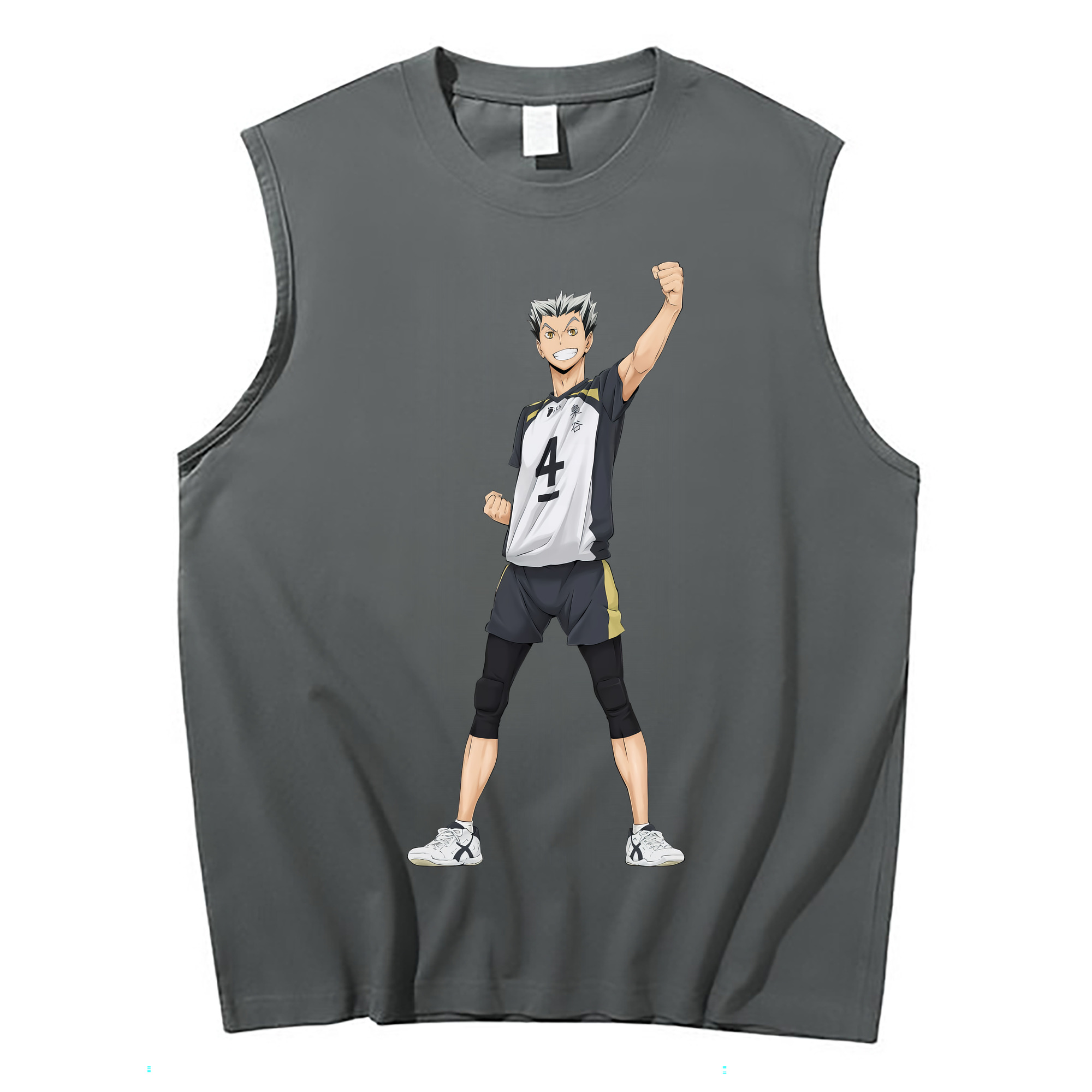 （画像用） ハイキュー!! Haikyu!! コットン100％タンクトップ（フロントプリント）